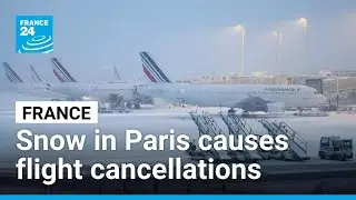 Heavy snowfall in France causes widespread transport disruption &bull; FRANCE 24 English