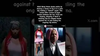 Nicki Minaj Trolls Jay-Z With Pink Wig Meme #celebrity
