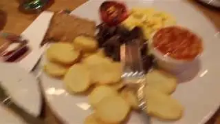 Irish Fish and Chips and Vegetarian Irish Breakfast in Galway