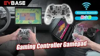 Как играть в игры в Tesla &mdash; Bluetooth-контроллер EVBASE RGB для Tesla Model Y/3/S/X/Cybertruck