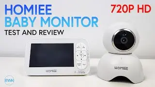 HOMIEE Baby Monitor REVIEW - 720p HD  - 5