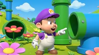 Mario Baby Wario Lost His Purple Gloves | Nursery Rhymes for Kids & Baby Songs