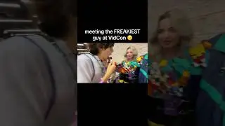 Freaky Guy CHOKES ME at VidCon 😱 #shorts
