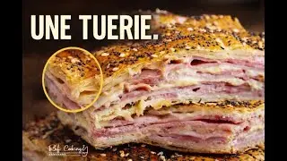 Voil&agrave; une bombe feuillet&eacute; inoubliable! L&agrave; on est sur du jambon-fromage, dor&eacute;, croustillant, fondant.