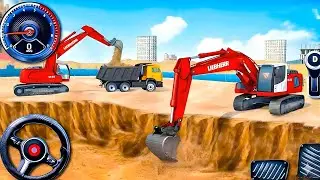 City Construction JCB Excavator 3D - Heavy Crane Driving Simulator - Android Gameplay Part- 3