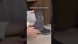 🥾 Waterproof winter work boots ❄️ insulated, non-slip sole, all-day comfort 👣