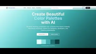 ChromaGen &ndash; AI Powered Color Palette Generator | Next.js Project