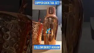 Copper cocktail set #cocktailset #copperexpert
