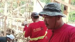 INSTALLATION OF HORIZONTAL AND VERTICAL BARS FOR RC WALL