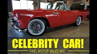 1956 Ford Thunderbird T-Bird Howard Hughes Celebrity Car Fully Restored For Sale @ THIELMOTORS.COM