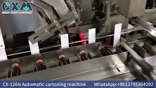 Automatic Horizontal Carton Box Packing Machine | Bottle Cartoning Package Machine