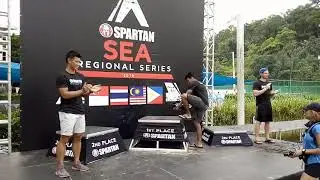 Spartan Race Malaysia super men's elite prize distribution