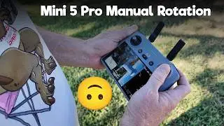 Inverted Secrets of DJI Mini 5 Pro - Manual Camera Rotation Settings | Tutorial - Fly Upside Down! 