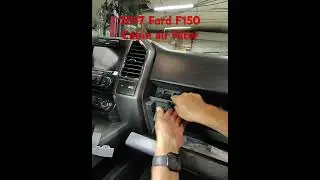 Замена салонного фильтра на Ford F150 2017