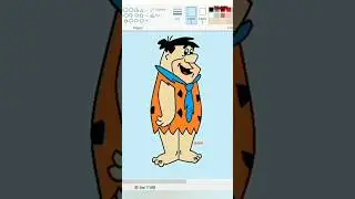 Fred Flintstone Art #fredflintstone #flintstones #art #shortvideo #shorts #short #trending #drawing