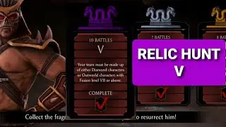 MK mobile. Relic Hunt V completion and rewards. Shao Kahn.