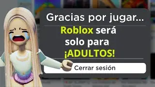 Will Roblox be for adults only starting today? No more kids? 📲😱 | ValeryRm