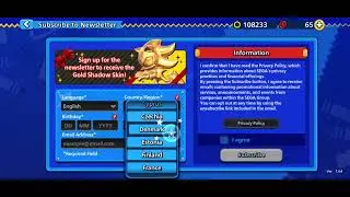 How to get the gold shadow skin in Sonic Rumble 