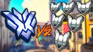 Can a Top 500 CARRY 5 Silver vs 6 Platinum? - Overwatch