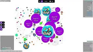 AGAR.IO SERVER TAKEOVER WITH BOTS #1317 || OP-BOTS.COM