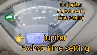 jupiter zx bs6 time setting|tvs jupiter digital meter time setting|jupiter ka time set kaise karen|🕐