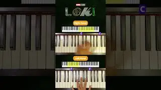 Loki Main Theme on Piano 🟢 🟢 🟡 🟡 🎹 🎹