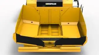 Cat&reg; AP555E Track Asphalt Paver | Independent Hopper Control