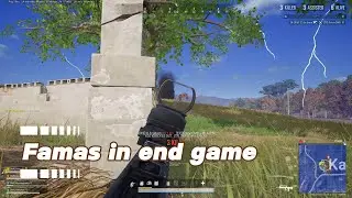 🔥 Famas in End Game | PUBG Gameplay Highlights & Clutch Chicken Dinner