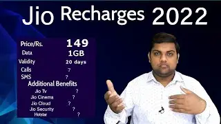 Jio Recharge | Jio 1GB data/plan | Jio 149 Plan details/Explain in Hindi