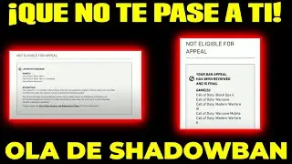 &iexcl;QUE NO TE PASE A TI! Estas son las acciones que est&aacute;n causando SHADOWBAN masivos en WZ y en BO6 😯