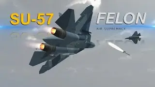 SU-57 Felon takes on the F-35 Pack | Strike Fighters