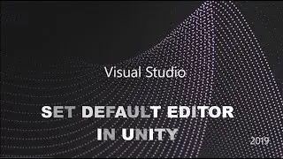 Change default editor in unity