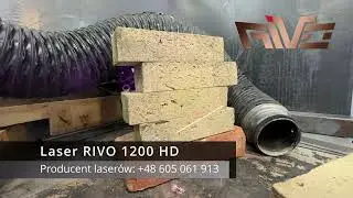 Czyszczenie laserem cegły i elewacji laserem RIVO 1200 HD to technika usuwania zanieczyszczeń,