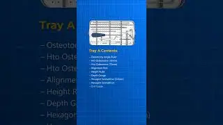 HTO (High Tibial Osteotomy) Instrument Graphic Case | ArthroKI a  Arthroscopy  range by RK Ortho