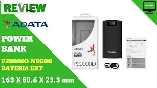 POWERBANK ADATA P20000D NEGRO - DROLEEK REVIEW