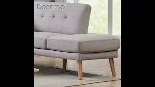 Home Furniture Linen Fabric Sofa 3 Seater