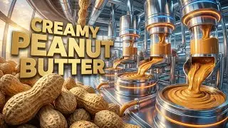 Inside the modern Factory: Making Creamy Peanut Butter From Farm to Jar Full Process