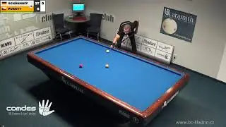 Czech league | 3-cushion | D1 | 4th round | Markus Sch&ouml;nhoff v Tom&aacute;&scaron; Purkyt