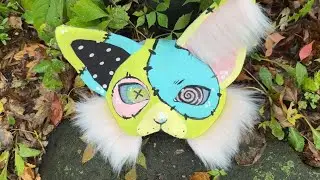 Therian Zombie Cat Mask Process~!