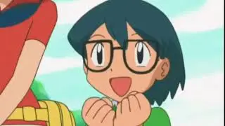Ash introduce May and Max to Brock