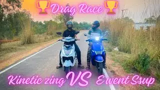 E-went Ssup VS Kinetic Zing  | Drag race | Abhijit Goswami