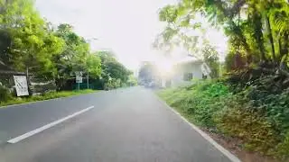 Blinding sunrise