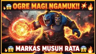 OGRE MAGI HIGHLIGHTS!! 💥 PUSH TERUS SAMPAI MARKAS MUSUH RATA 😱 | Dota 2 Gameplay Indonesia