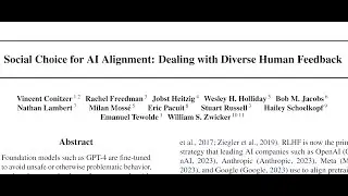 Social Choice for Al Alignment: Dealing with Diverse Human Feedback