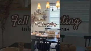Decorating For FALL 🤎 tablescape ideas | Dining Room Fall Decorating #falldecorating #falldecor