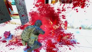 Brutal Gmod  dynamic body destruction  gore