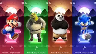 Tiles Hop Master | Super Mario,Shrek,Kun fu Panda,Sonic