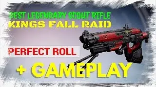 Destiny - MY GO TO PRIMARY FOR KINGS FALL RAID - OP ROLL ON LEGENDARY SCOUT RIFLE PERFECT