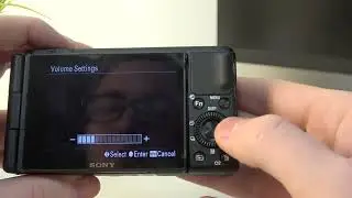 Sony ZV 01 - How To Change Sounds Volume
