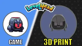 Game Levelhead 3D Print - Waylay Power-Up, GR-18 (Delivery Robot)